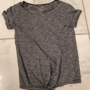 black and white striped shirt!!